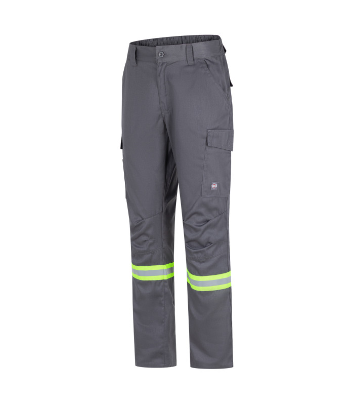 PANTALON GABARDINA DUAL HI VIS CON CINTA DIA Y NOCHE