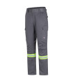 PANTALON GABARDINA DUAL HI VIS CON CINTA DIA Y NOCHE