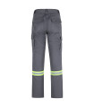 PANTALON GABARDINA DUAL HI VIS CON CINTA DIA Y NOCHE