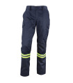 PANTALON GABARDINA DUAL HI VIS CON CINTA DIA Y NOCHE