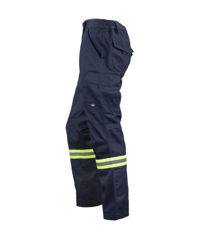 PANTALON GABARDINA DUAL HI VIS CON CINTA DIA Y NOCHE