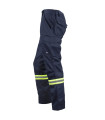 PANTALON GABARDINA DUAL HI VIS CON CINTA DIA Y NOCHE