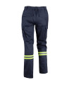 PANTALON GABARDINA DUAL HI VIS CON CINTA DIA Y NOCHE