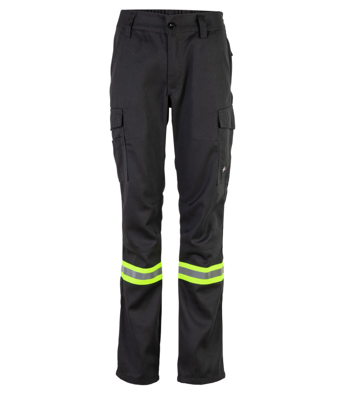 Pantalón Gabardina Dual Hi-Vis con Cinta día y noche hombre