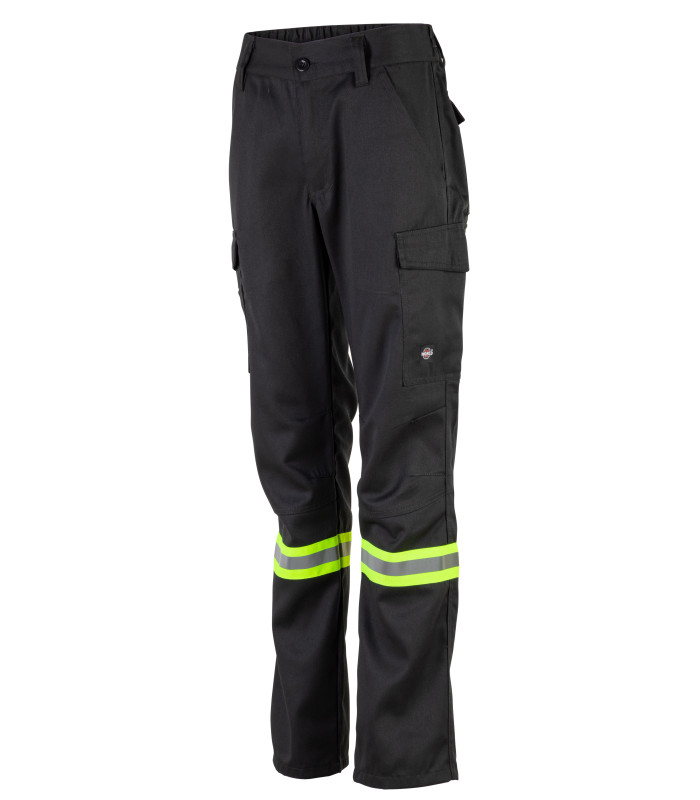 Pantalón Gabardina Dual Hi-Vis con Cinta día y noche hombre