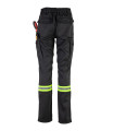 PANTALON GABARDINA DUAL HI VIS CON CINTA DIA Y NOCHE