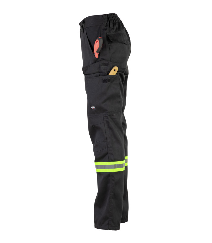 PANTALON GABARDINA DUAL HI VIS CON CINTA DIA Y NOCHE