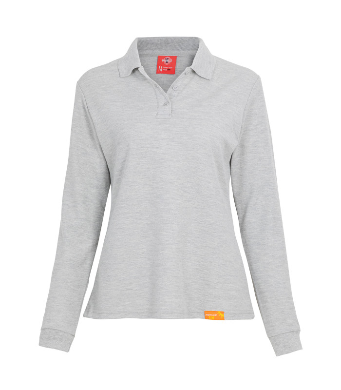 POLERA POLO M/L MUJER 60% ALG 40% POLY