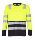 POLERA HIBRIDA HI VIS BI COLOR  M/LARGA