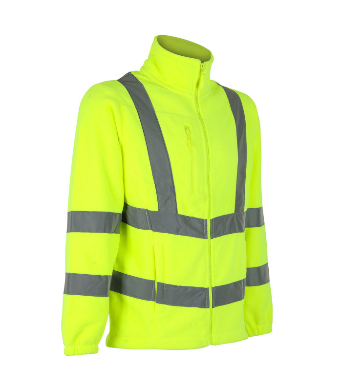 MICROPOLAR HI VIS CLASE 3 M/L HOMBRE 100% POLY