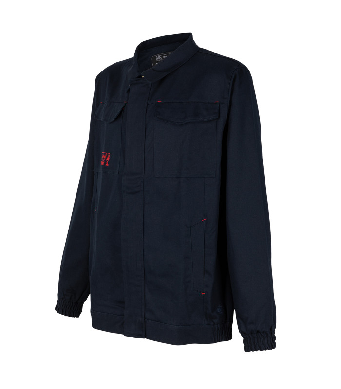 Chaqueta Ignífuga Antiácida 100% Algodón Manga Larga Hombre