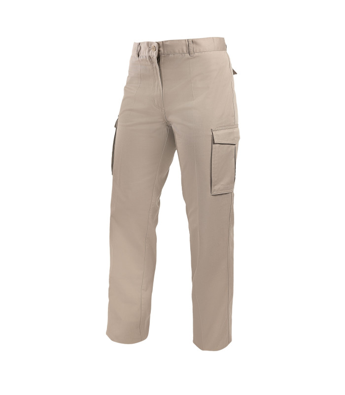 PANTALON CARGO CLASSIC MUJER 65% POLY 35% ALG